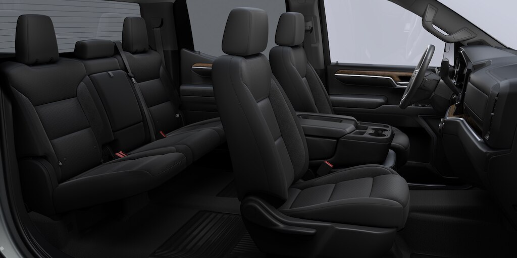 Interior Tela negro para Chevrolet Cheyenne 2024